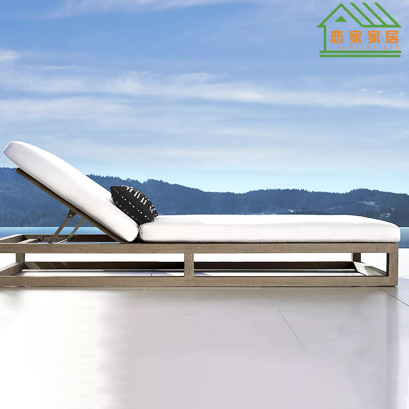 Sofá al aire libre patio balcón terraza aleación de aluminio imitación sofá de grano de madera club de ocio villa habitación jardín escritorio sofá