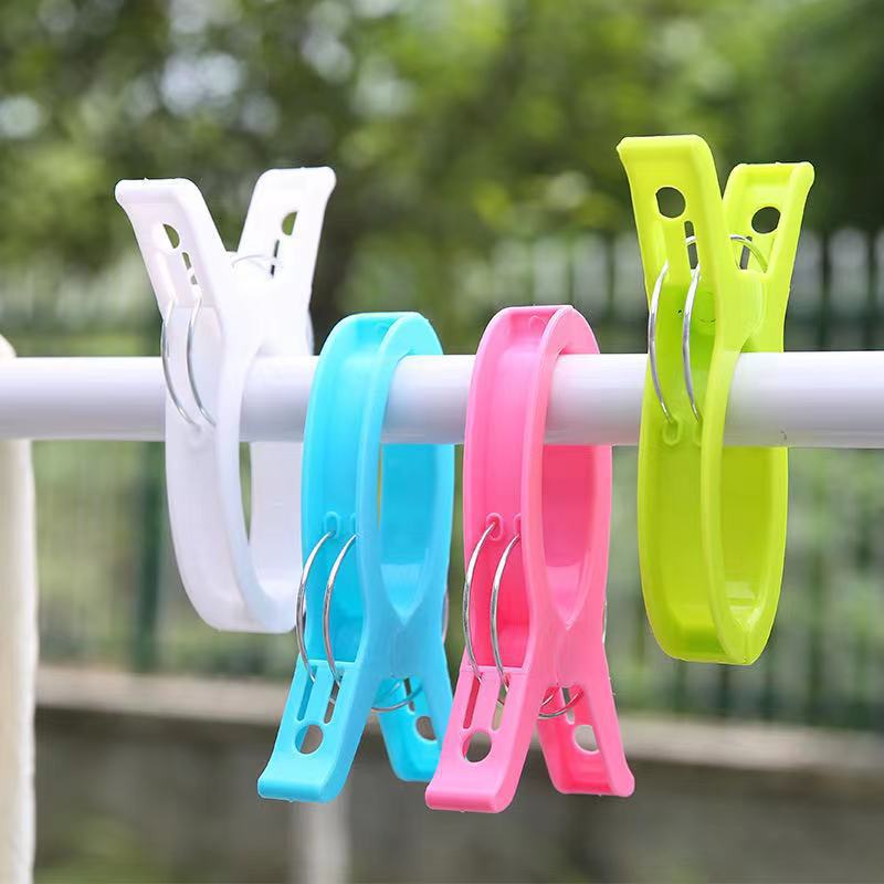 Large windproof clip quilt drying strong plastic clip quilt drying clip clothes clip bed sheet drying clip