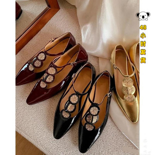 O 72051 French Mary Jane Flats �͹Ŭ�����Ь