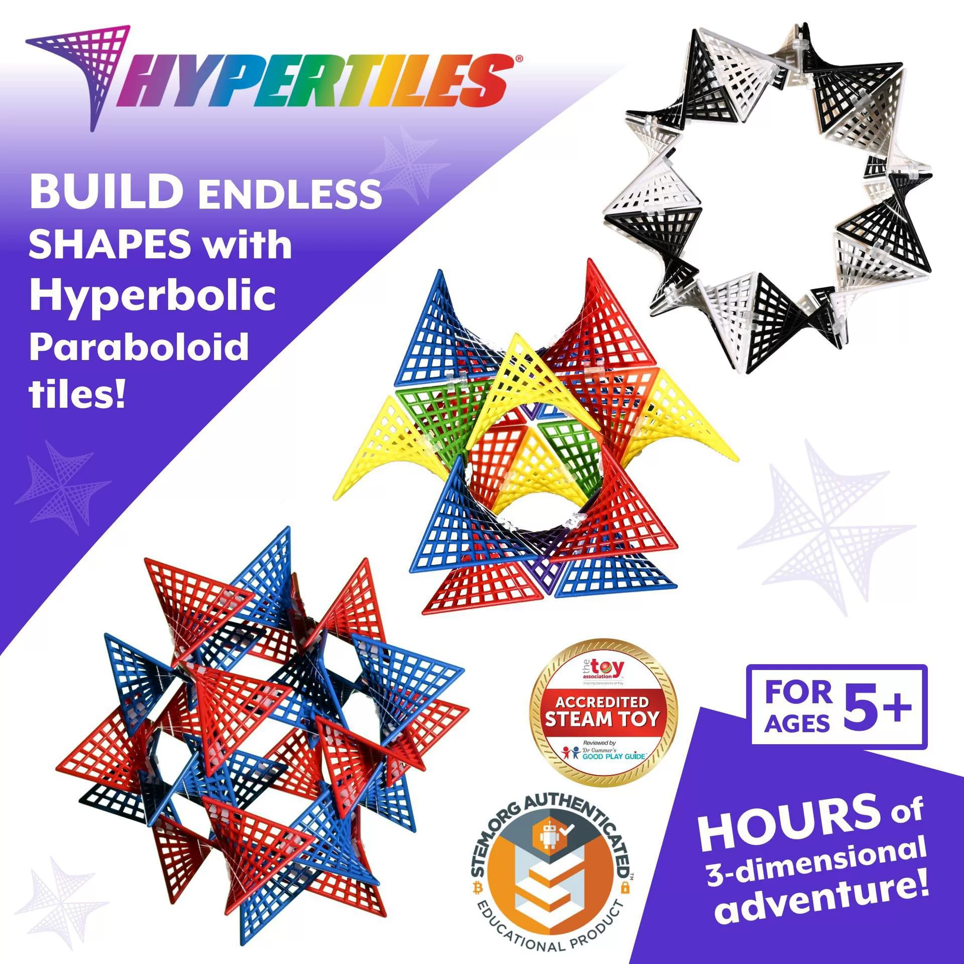 Трансграничный новый Hyperbolic Building Toy Гиперболические строительные игрушки-головоломка