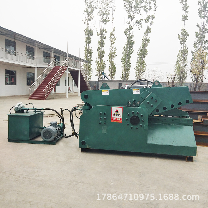 钢材废料鳄鱼剪切机废旧金属垃圾切断机液压鳄鱼式剪断机