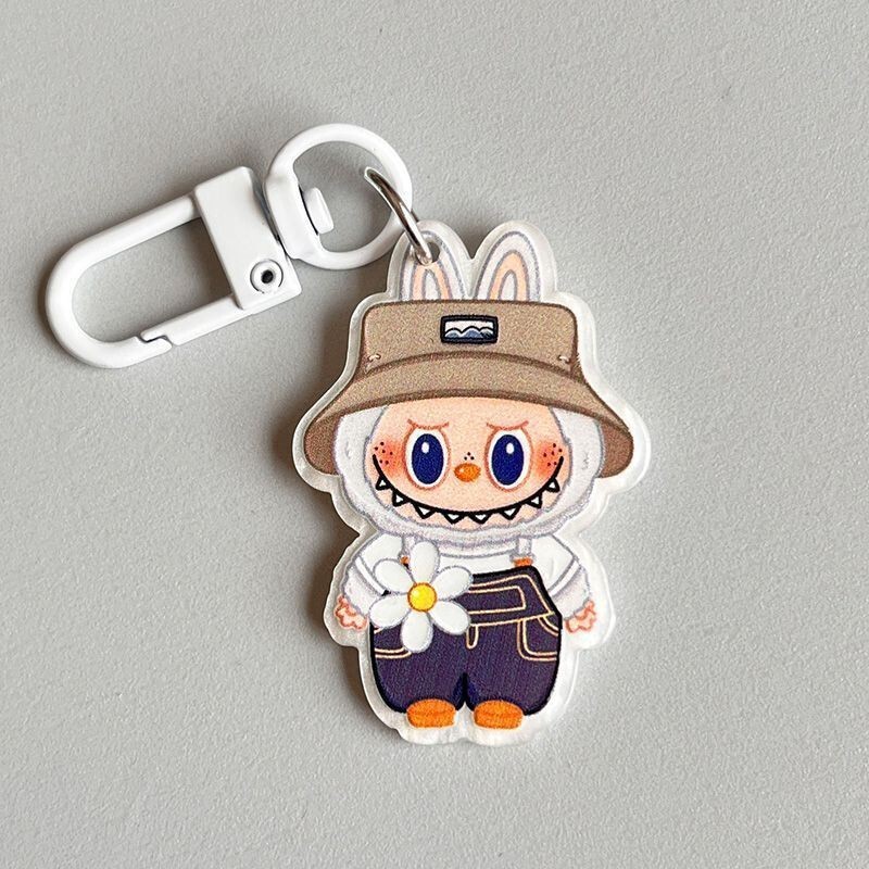 フォレストスタイルラブリーペンダントインガールハートハイエンドかわいいカップルアクリルペンダント多用途キーホルダー|undefined