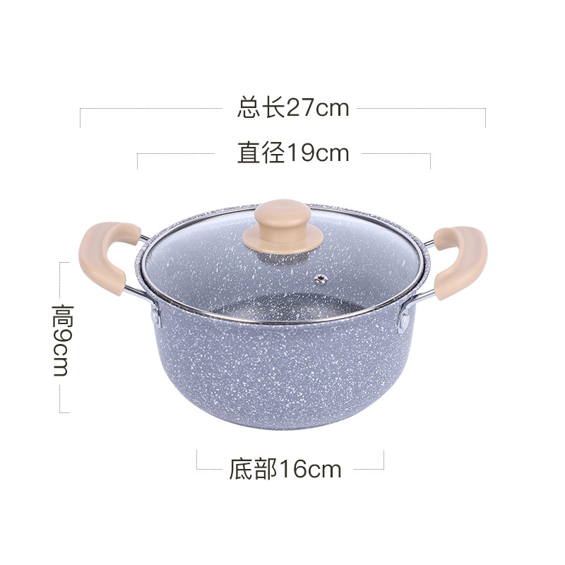 Nuevo conjunto de cinco piezas de paneles de arroz casero paneles de piedra antiadherentes regalo de reunión anual al por mayor caja de regalo de paneles de arroz