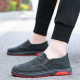 Old Beijing cloth shoes men's breathable soft bottom Bean shoes beef tendon bottom men's shoes a slip-on canvas shoes wholesale casual shoes