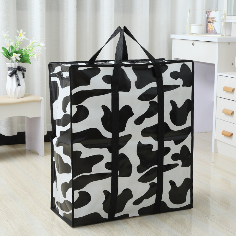 棉被收纳防尘无纺布袋手拎折叠家用整理行李袋大号打包搬家袋批发