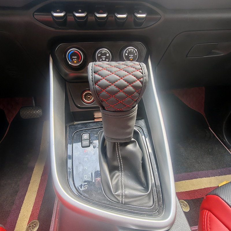 Car Shoulder Pad Set 5-Piece Set Universal Car Gear Shift Cover Handbrake Cover Shoulder Pad Cover Steering Wheel Cover Cross-Border