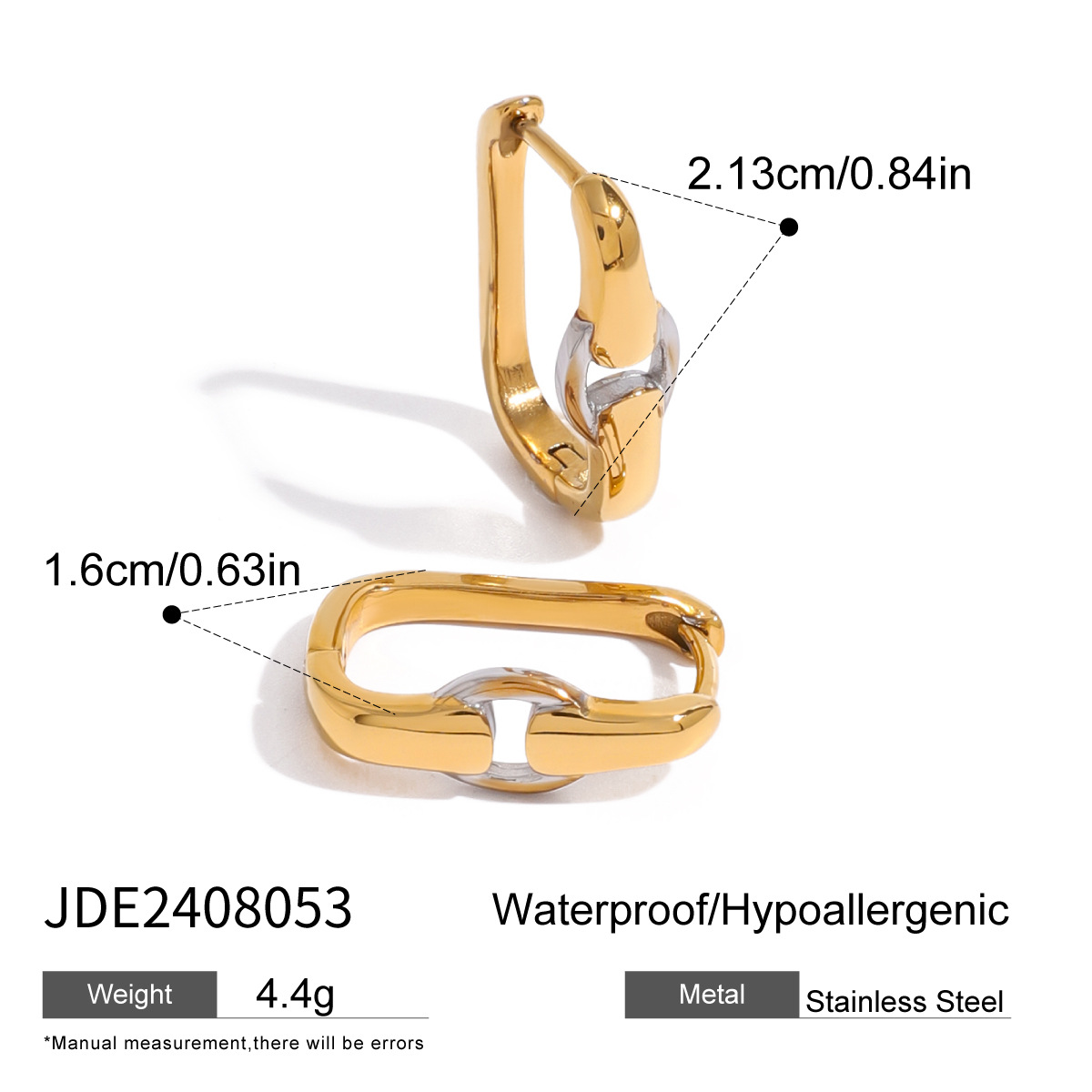 Jieding Anillo a juego de colores de acero inoxidable europeo y americano Pendientes de alta calidad Pulsera abierta de acero de titanio Pulsera con cuentas Joyería transfronteriza