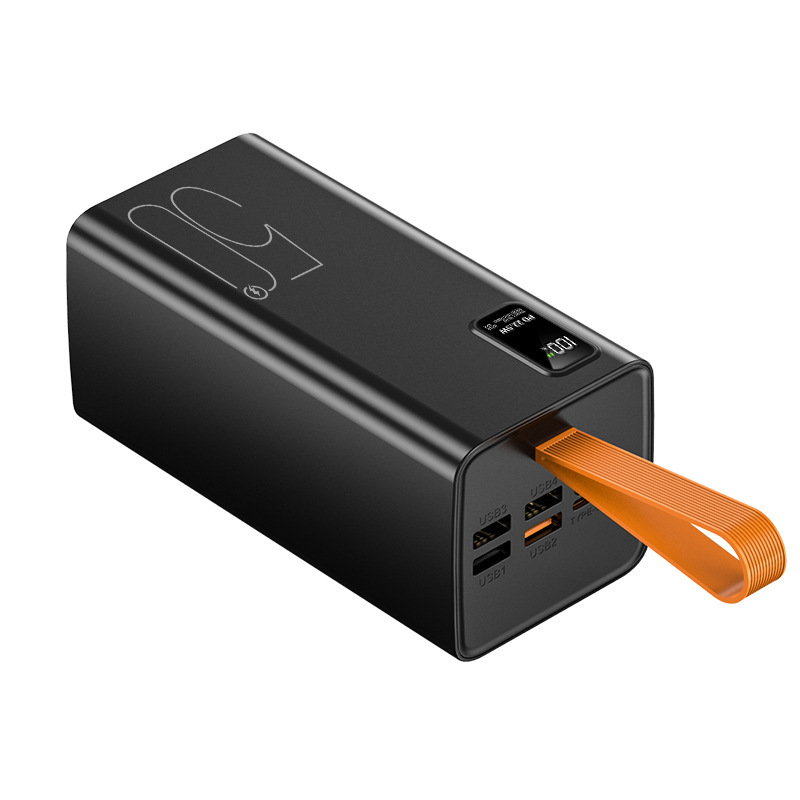Sınır ötesi hızlı şarjlı powerbank 50000mAh büyük kapasiteli çoklu bağlantı noktalı taşınabilir dış mekan powerbank hediye özel logo