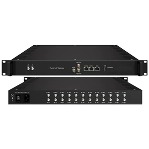 16 DVB-S2/T2/ISDB/ATSC/C TUNER OVER IP ASI IPGATEW