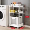 4002 pearl white 3-tier laundry hamper with no handle