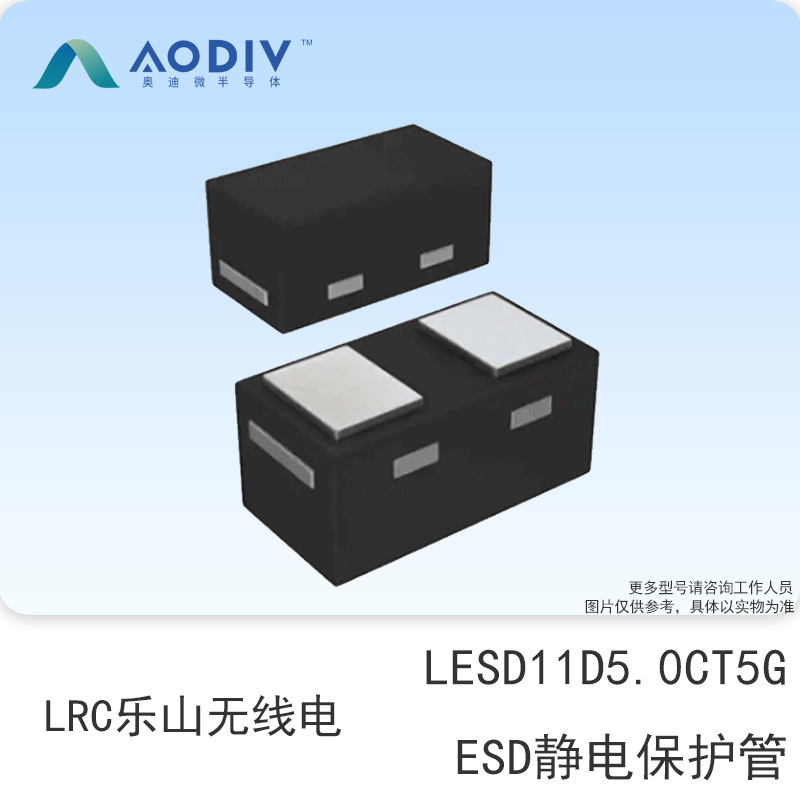 LRC乐山无线电 LESD11D5.0CT5G 5V DFN0603 ESD静电保护管