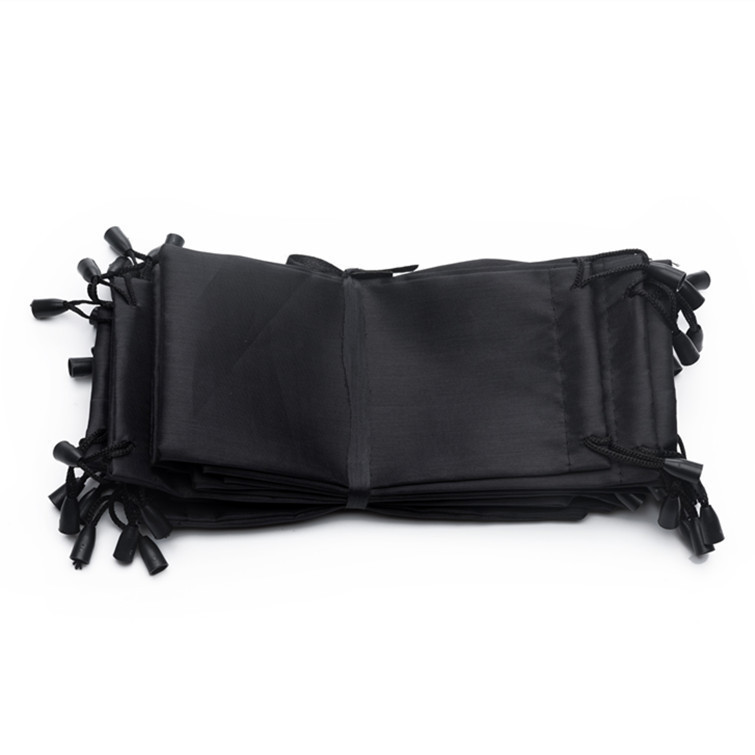 Black glasses bag portable glasses bag glasses storage bag sunglasses bag sunglasses bag factory wholesale