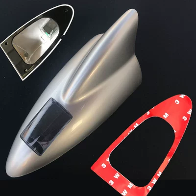 vehicle antenna: Warning Light Modified Roof Colorful - antenna-model-silver-18-lights-sticker-remote-control