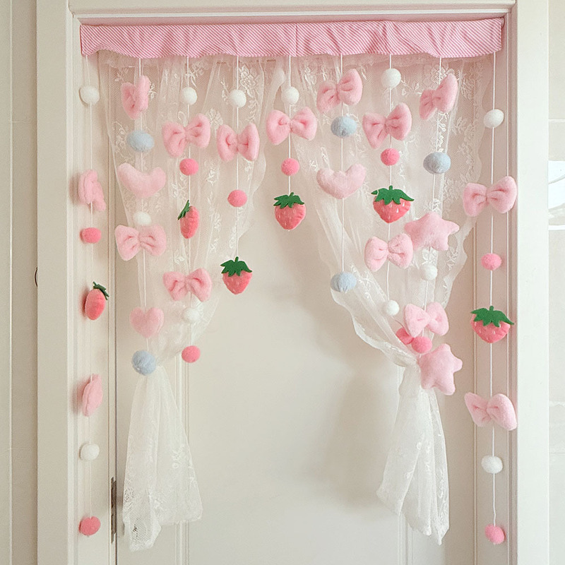 Pink Raspberry Honey Whisper Girl Style Water Door Curtain Crystal Bathroom Toilet Bedroom Living Room Hallway Partition Hanging Curtain Window Curtain Pink Raspberry Honey Whisper Girl Style Water Door Curtain Crystal Bathroom Toilet Bedroom Living Room Hallway Partition Hanging Curtain Window Curtain
