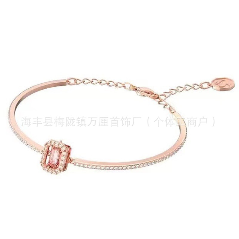 方糖粉钻手镯【玫瑰金色】