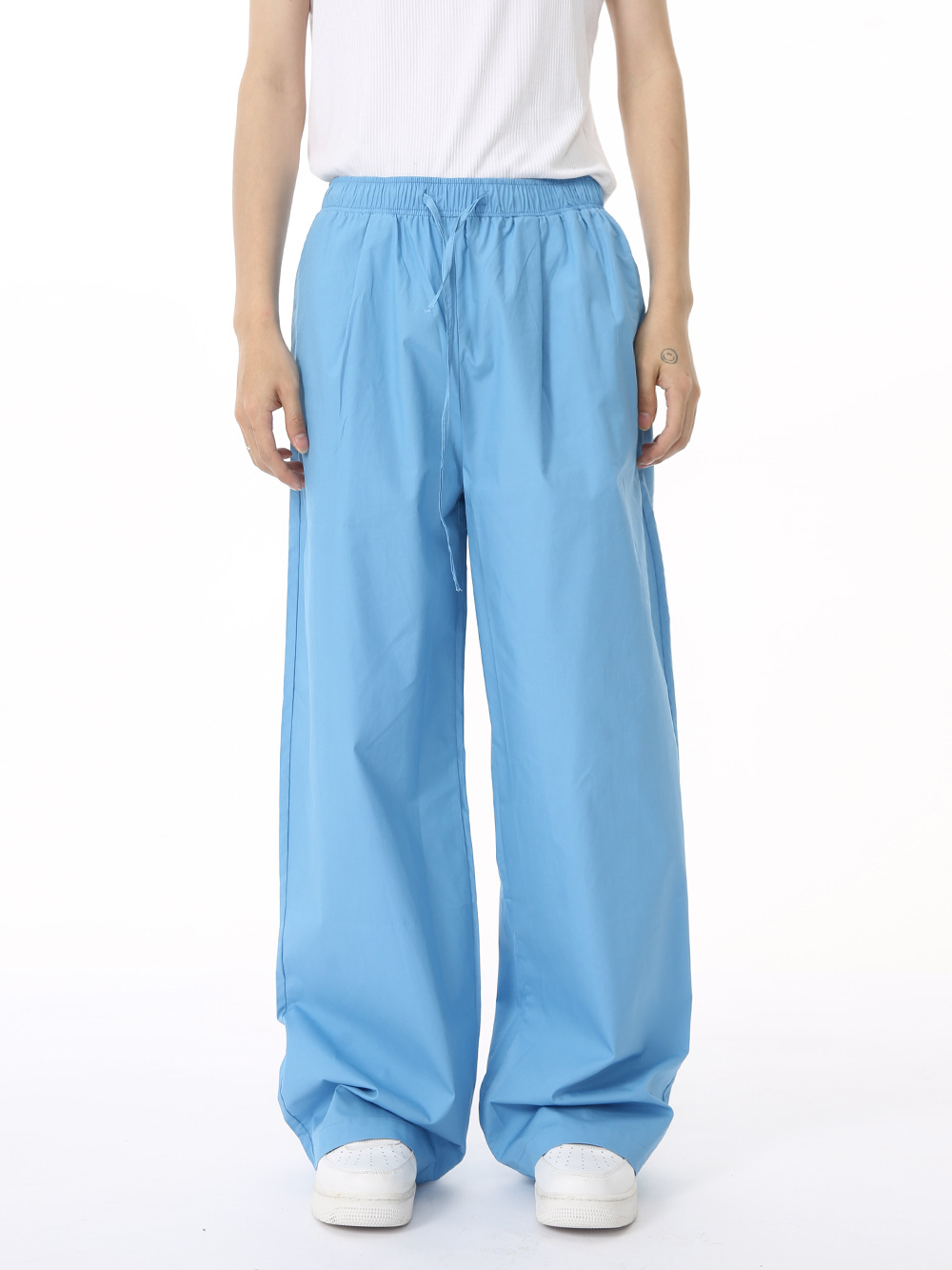 MTLCLOTHES Hombres| 2024 otoño nuevos productos de algodón puro coreano de color puro de bolsillo perezoso conjunto de camisa de solapa