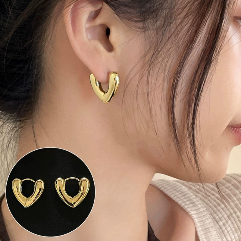 Drop Earrings, Minimal Universal Design, Copper Base with Silver Plating, Lightweight 6 g