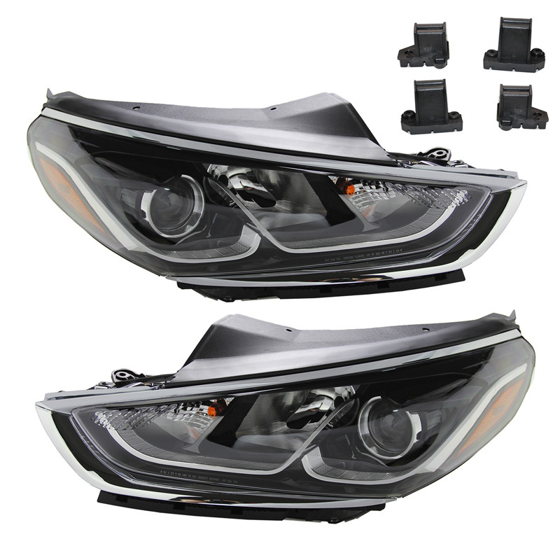 Adecuado para el faro Sonata18-19 moderno Sonata coche original estándar americano semi-montaje faro halógeno