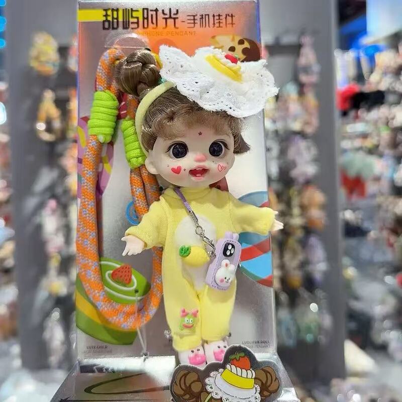 正版萝莉芬潮玩创意时尚手机挂件搪胶娃娃萌趣挂件娃手办礼物手办|undefined