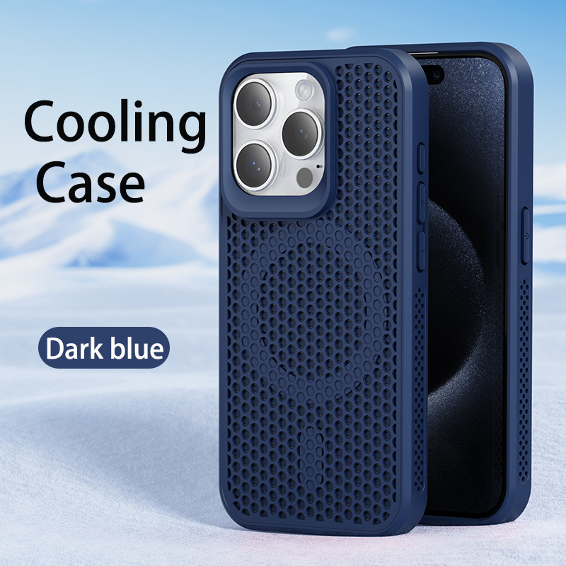 Funda para teléfono móvil Apple 17ProMax, funda magnética transpirable con disipación de calor para iPhone 15PRO, funda con disipación de calor para celular 11