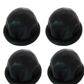 黑色乳胶手指套防静电指套无尘净化500克每包电子护指防护