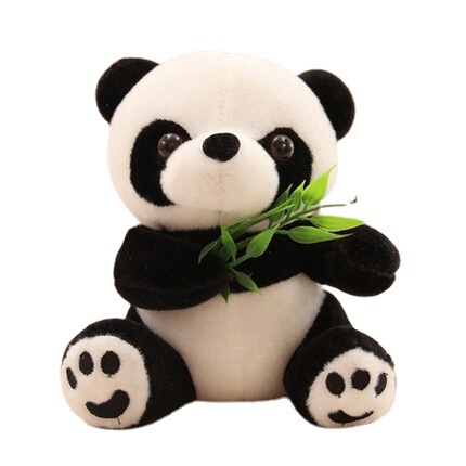 Plush Toy Bamboo Leaf Panda Doll Cute Doll Children Birthday Gift Girl Doll Panda Pendant Wholesale
