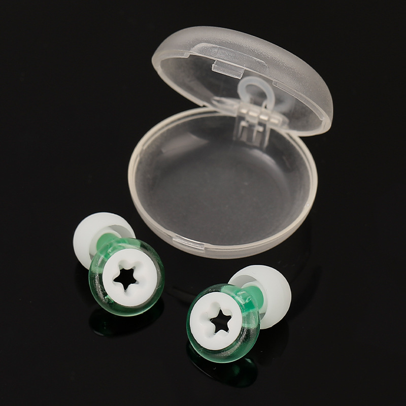 Tapones Auditivos para Reducción de Ruido Silicona Impermeable para Dormitorio y Taller