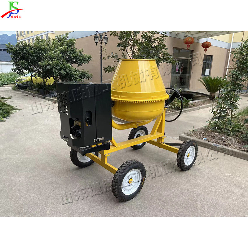 Construcción de edificios Equipo de mezcla de hormigón Mezclador de tierra diesel Construcción de carreteras Maquinaria de mezcla eléctrica image 4