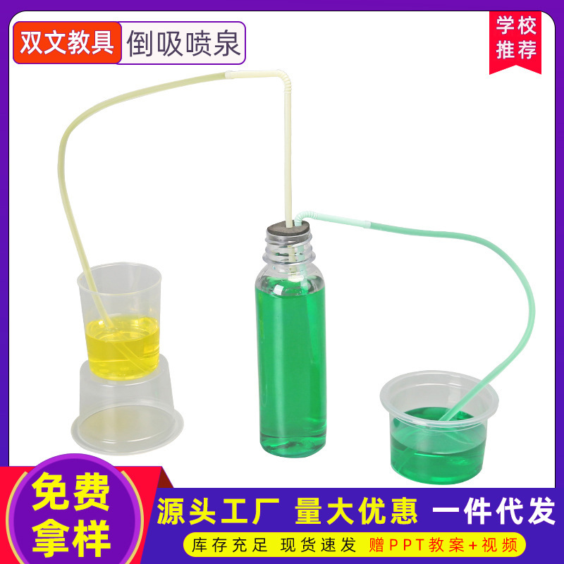 Ciencia y Tecnología pequeña producción fuente invertida DIY estudiantes de primaria y secundaria vapor físico experimento científico material paquete invención al por mayor