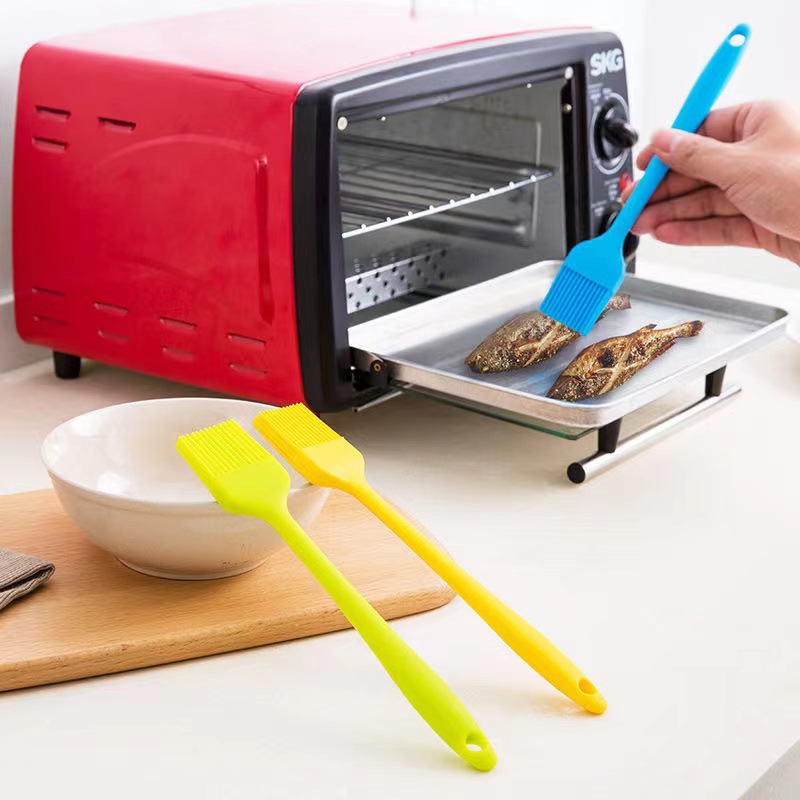 Silicone High Temperature Resistant Small Oil Brush Baking Barbecue Pancake Household Kitchen Non-Shedding Bbq Small Brush Oven