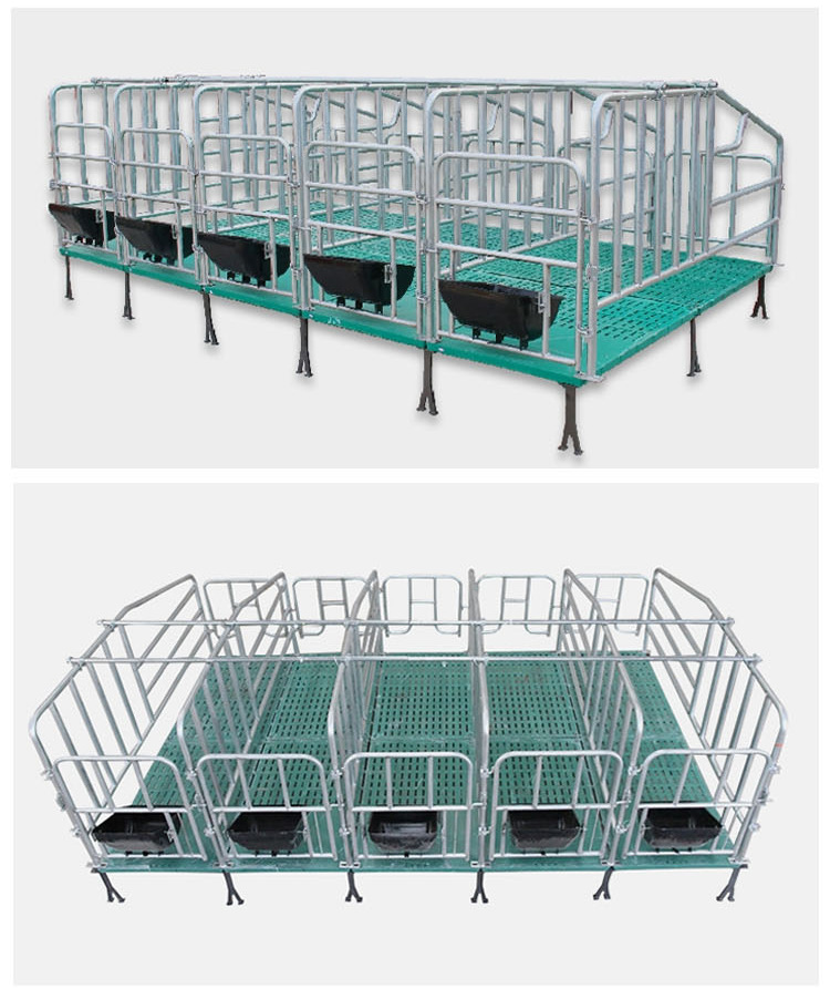 Barra de posicionamiento de 5 plazas 60 ancho estándar nacional 2.5 galvanización en caliente (con placa de estiércol de fuga)