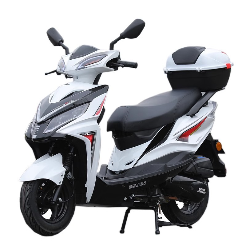 2025 New Popular National Iv Electronic Injection Motorcycle 125 Scooter Fuel Vehicle Motorcycle Fuel-Saving Vehicle Can Be Registered