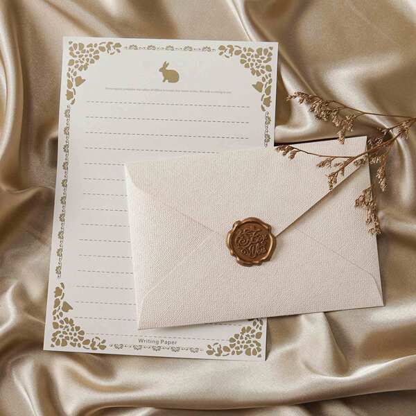 The letter paper enlightenment set thickened anecoplasia letter…