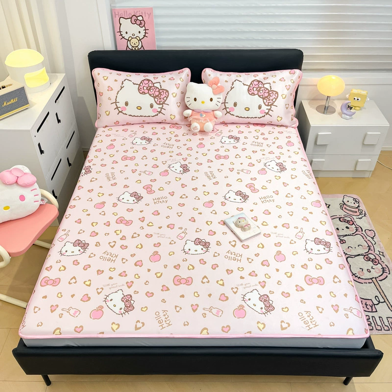 Sanrio, шелковистый мат, летний комплект, детский лист, набор из 3 шт.