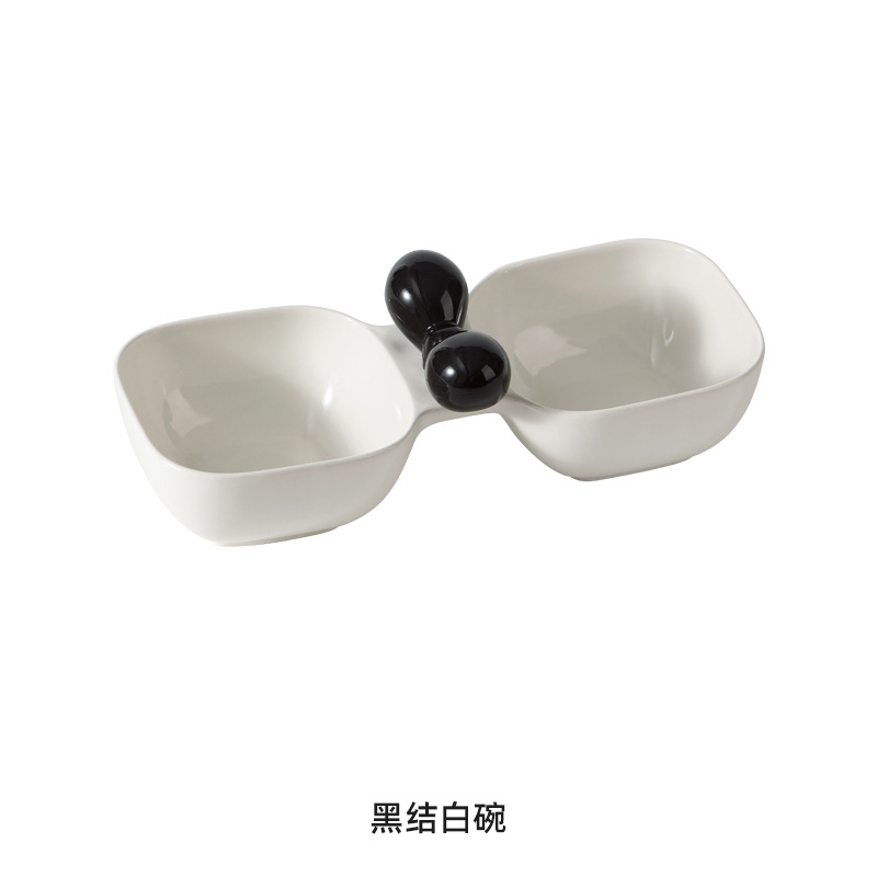 Plato de frutas de cerámica sala de estar mesa de té aperitivos semillas de melón bocadillos tazón de frutas paneles de dulces almacenamiento de entrada