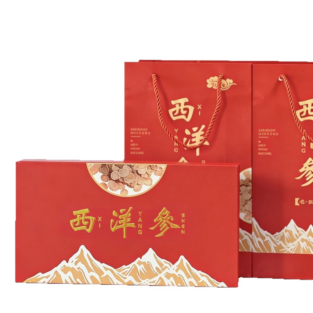 American Ginseng Slices 6mm Large Slices 90g Gift Box Jilin Changbai Mountain New Year Gift for Elders specifications