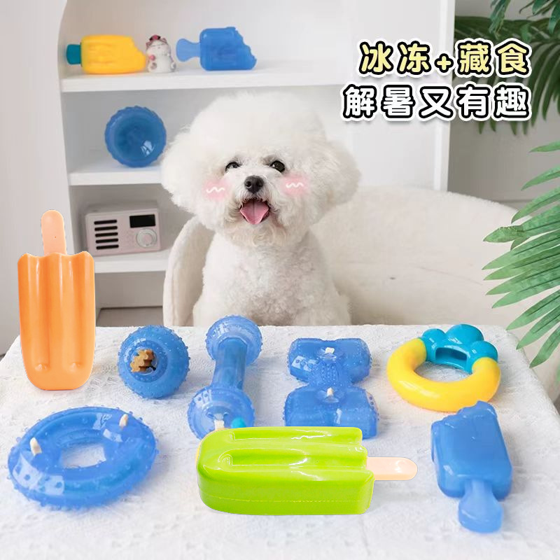 인기 판매 애완동물 장난감, 냉동 뼈, 물림 방지, 치아 세척, 냉각, 대화형, 지루함 완화, 젖니가 남 장난감 제조업체 도매