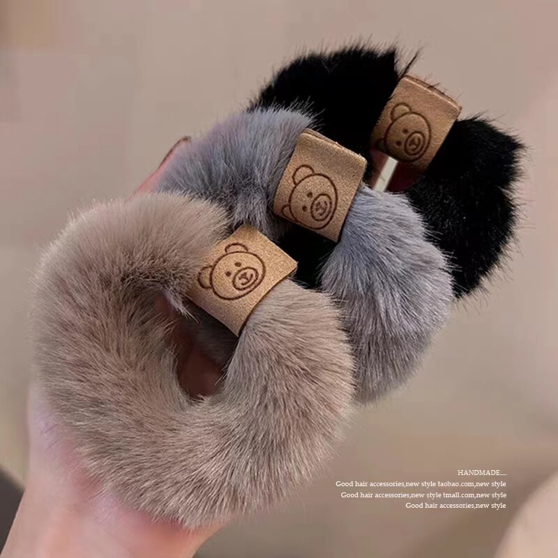 Plush Hair Ring Traceless Hair Rope Autumn and Winter Rubber Band High Elastic and Durable Hair Ring Girls' Marubeni Head Ponytail Head Ring Plush Hair Ring Traceless Hair Rope Autumn and Winter Rubber Band High Elastic and Durable Hair Ring Girls' Marubeni Head Ponytail Head Ring