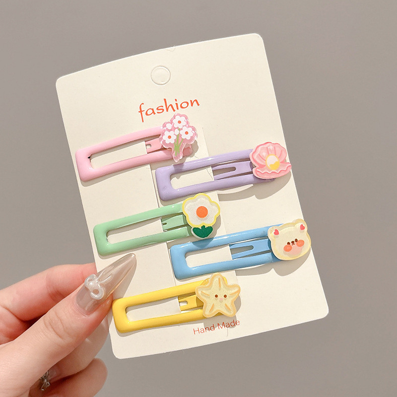 Broches para Cabello BB con Estrella de Cinco Puntas Aleación para Mujeres