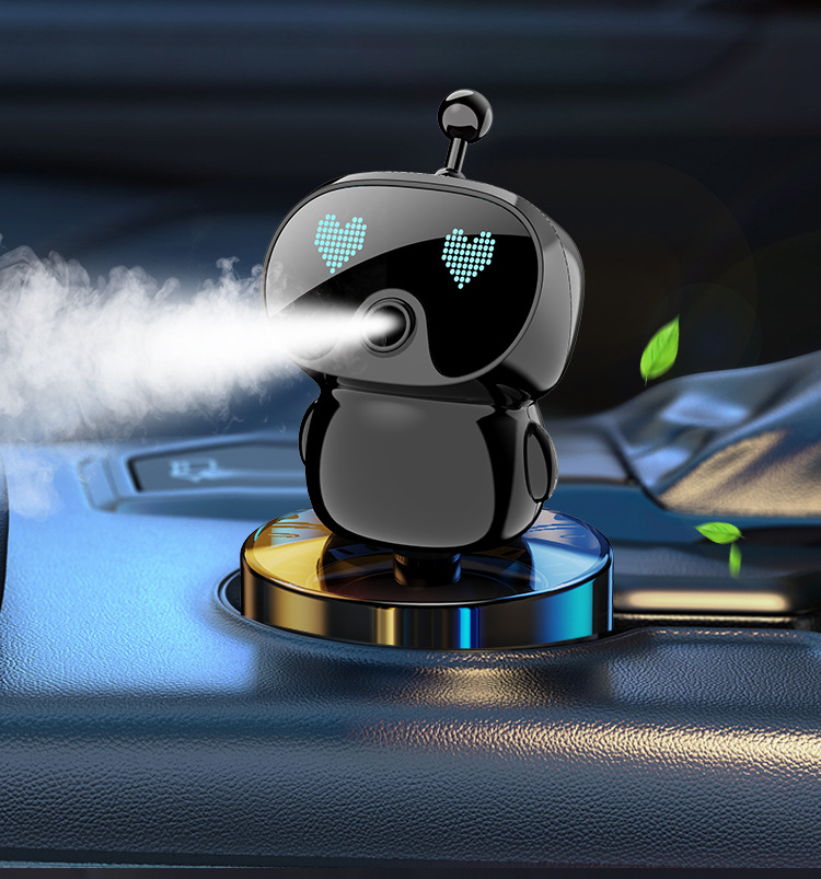 Robot Car Intelligent Aromatherapy Machine Men's Car Car Perfume Holder Internet Celebrant Car Fragrance Advanced Aromatherapy