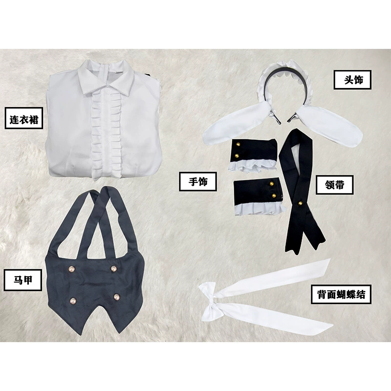 Г Genuine rabbit, dress, suit, (Physicals), Lolita style, cosplay