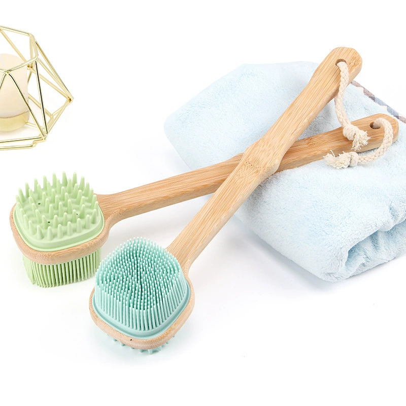Silicone double-sided soft brush for bathing for home use
