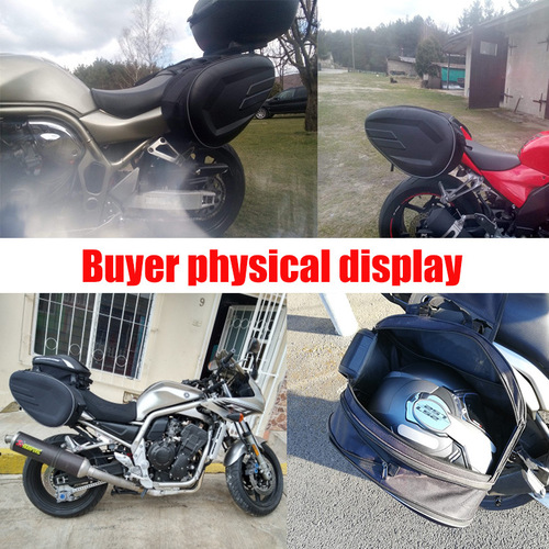 Manufacturer Direct Sale Motorcycle Saddle Bag Motorbike Side Bag Helmet Bag Dual-Sided Multifunctional Travel Riding Bag