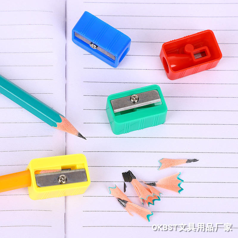 Sacapuntas de lápiz de dibujos animados sacapuntas Sacapuntas de lápiz multifunción Sacapuntas de lápiz de mano estudiante de escuela primaria