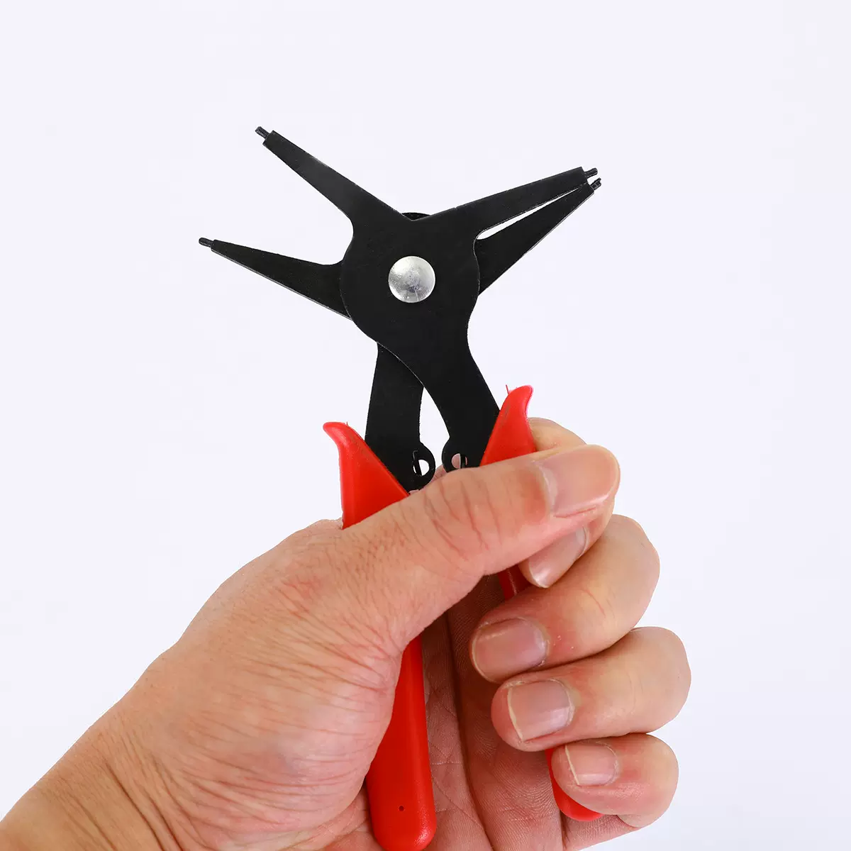 跨境内外二合一多功能两用挡圈钳 弹簧拆装内卡外卡两用卡簧钳