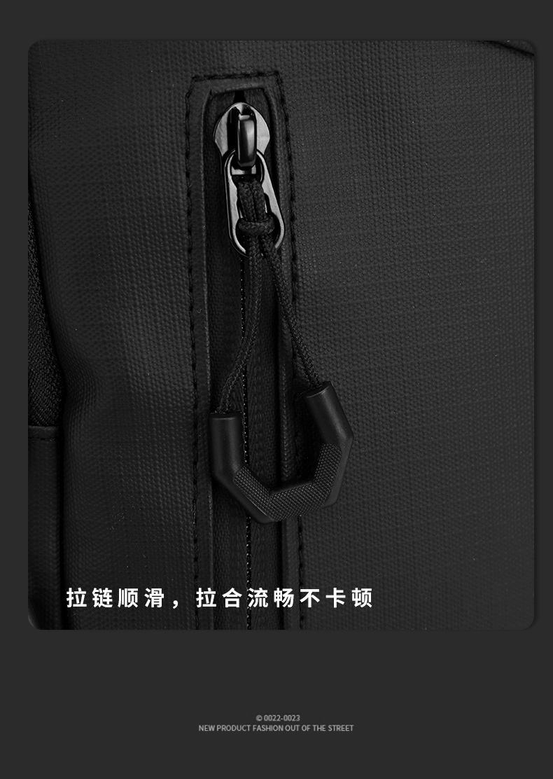 Cross-border men's chest bag, large-capacity multi-functional single-shoulder bag, men's fashionable Korean version versatile crossbody bag, business chest bag undefined