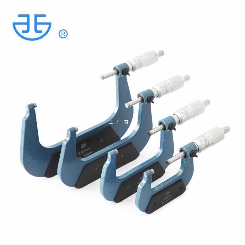 5IJO青海微米外径千分尺高精度机械螺旋测微仪0 25 50 75mm0.