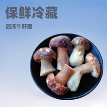 云南冰鲜美味牛肝菌白葱菌速冻新鲜牛肝菌保鲜牛肝菌1kg顺丰包邮