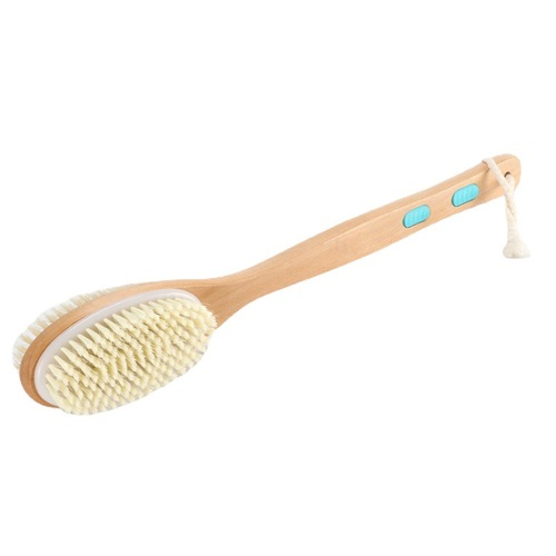 Cross-border hot-selling long-handled double-sided bath brush, back rub, exfoliation, massage bath brush, lazy bath brush, wholesale