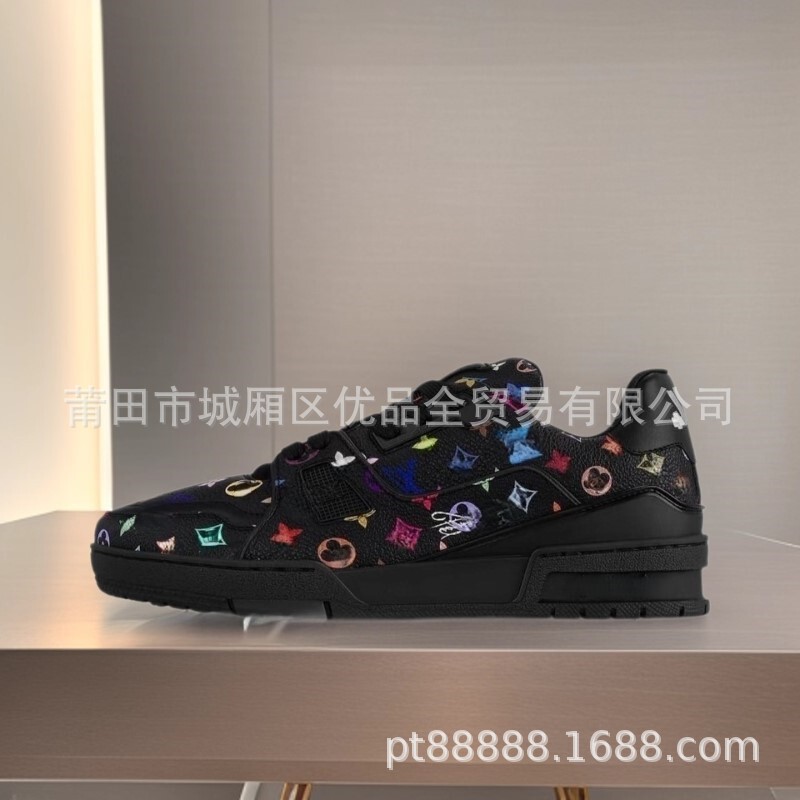 Cross-Border Putian Lujia Trainer Sneakers Breathable Casual Shoes Trendy Brand Versatile Couple Shoes for Men and Women Rubber
